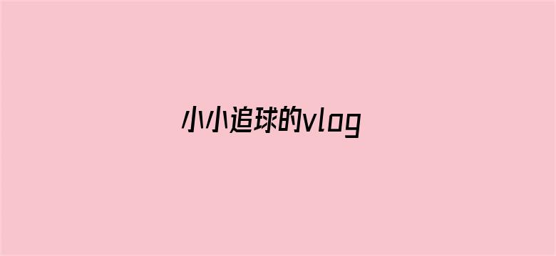 小小追球的vlog